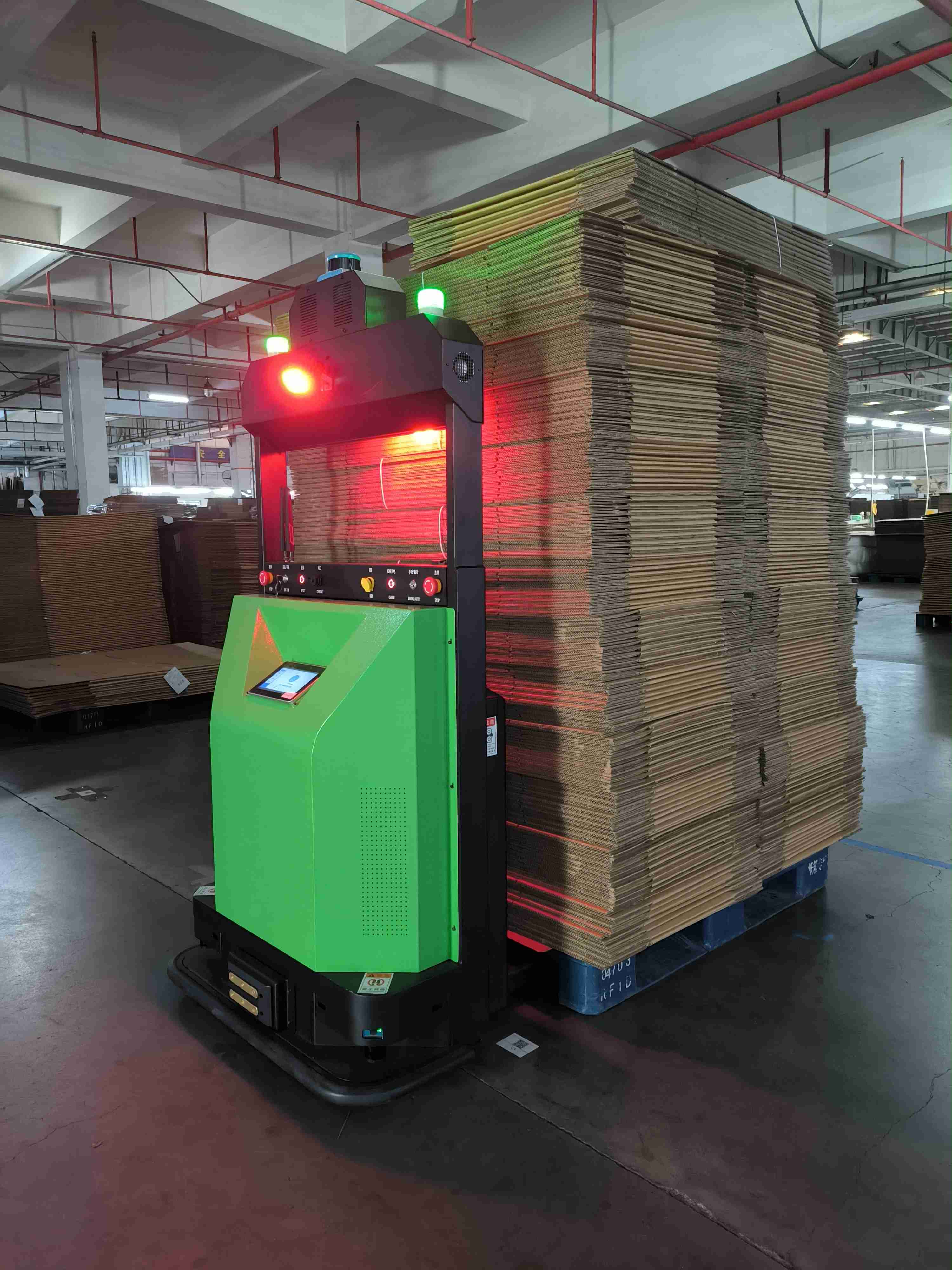 The case of intelligent unmanned forklift for turnover and transportation in the printing and paper industry